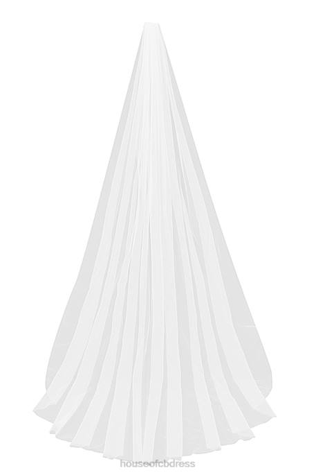 House of CB Leone White Ultra Long Soft Tulle Veil Weddings 4H6N1145