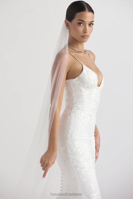 House of CB Leone White Ultra Long Soft Tulle Veil Weddings 4H6N1145