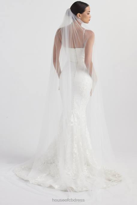 House of CB Leone White Ultra Long Soft Tulle Veil Weddings 4H6N1145