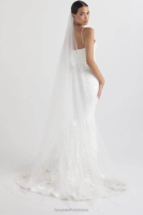 House of CB Leone White Ultra Long Soft Tulle Veil Weddings 4H6N1145